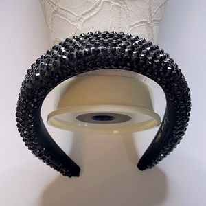 Black beaded headband